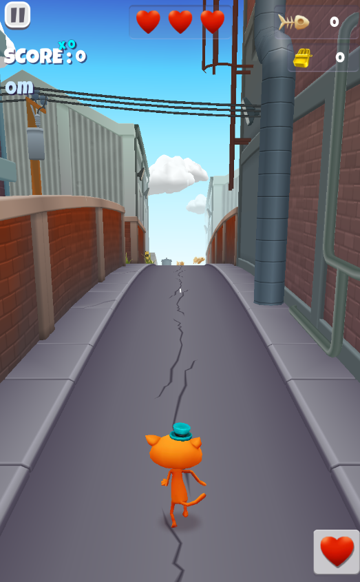 Super cat surfer. Cats crash the street!截图2