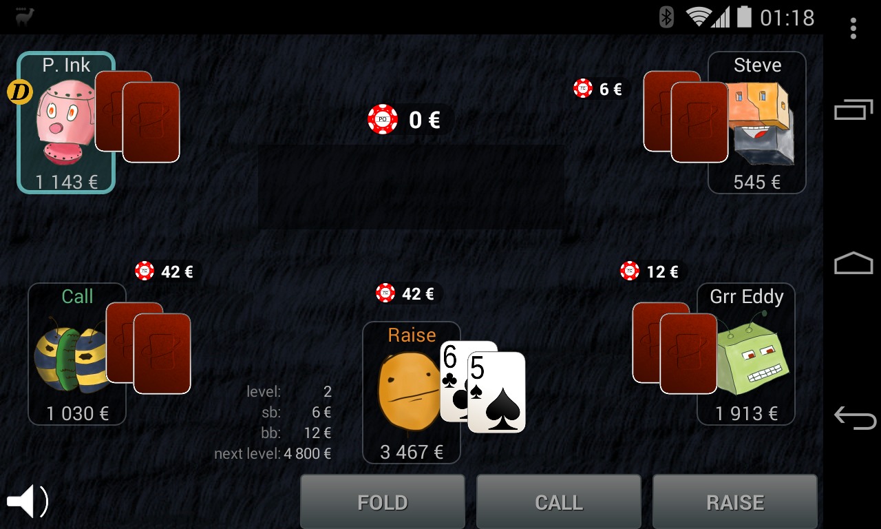 Bots Don't Bluff Offline Poker截图2