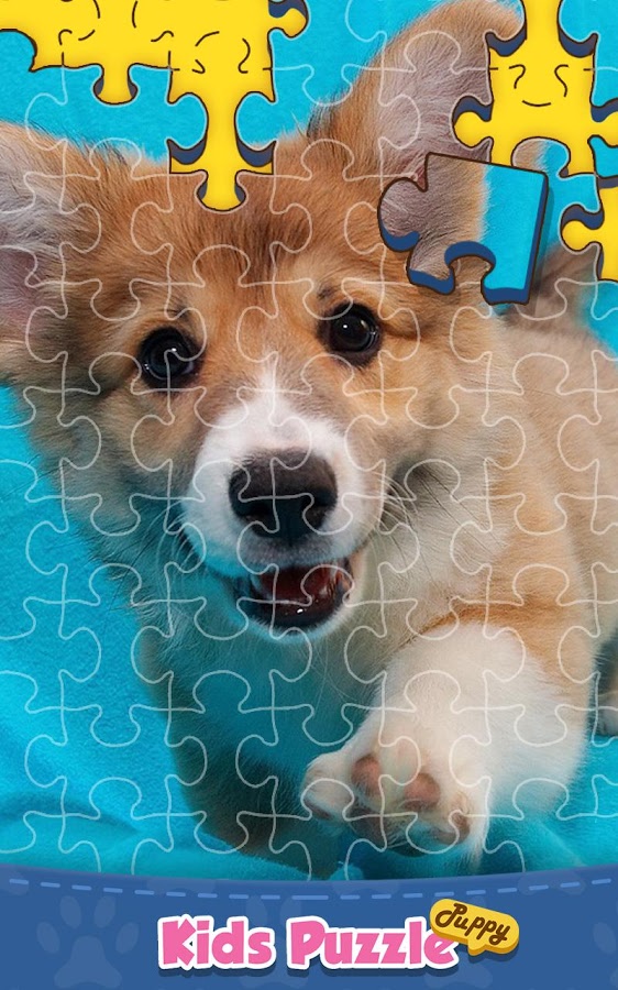 Kids Puzzles: Puppy Jigsaw截图1