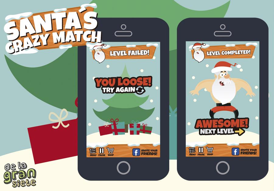 Santa Crazy Match截图3