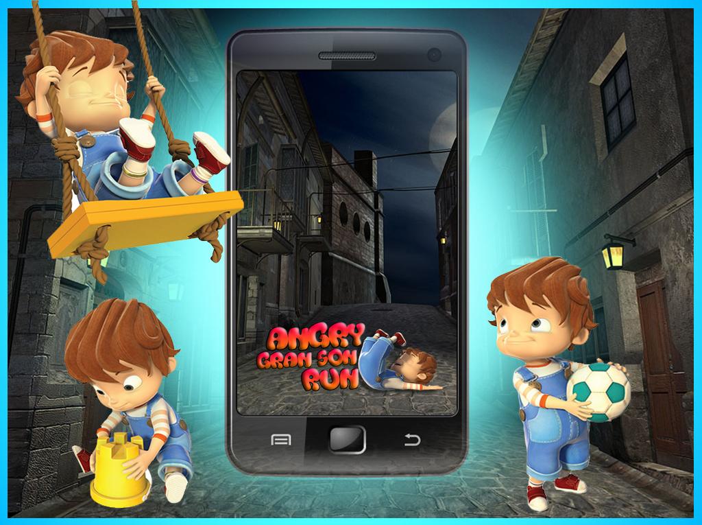 Angry Gran Son Run -3D Running截图4