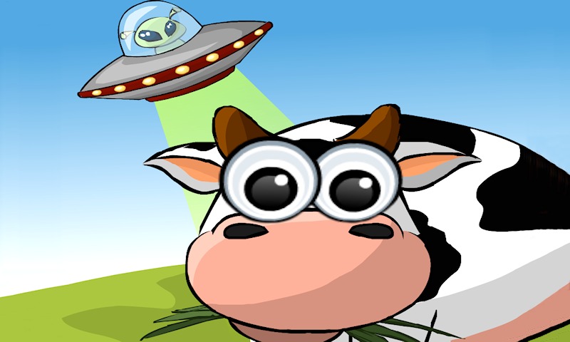 Barnyard UFO fun physics game截图1