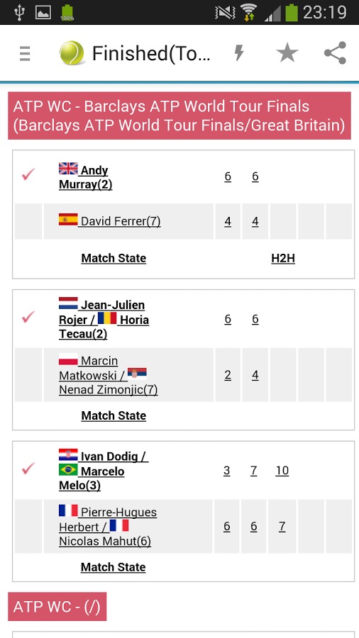 Tennis Live Score截图3