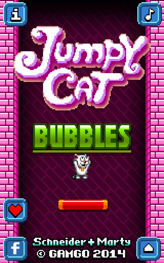 Jumpy Cat Bubbles Free截图1