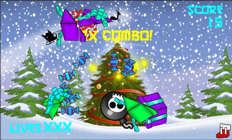 Christmas Ninja Slice截图4