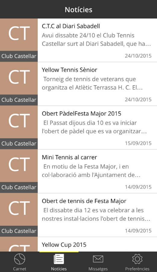 Club Tennis Castellar截图3