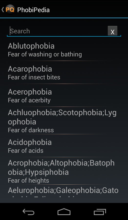 Phobia Quiz截图5