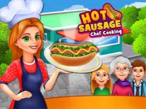 Hotdog Chef Cooking Games Sausage Fast Food game截图1