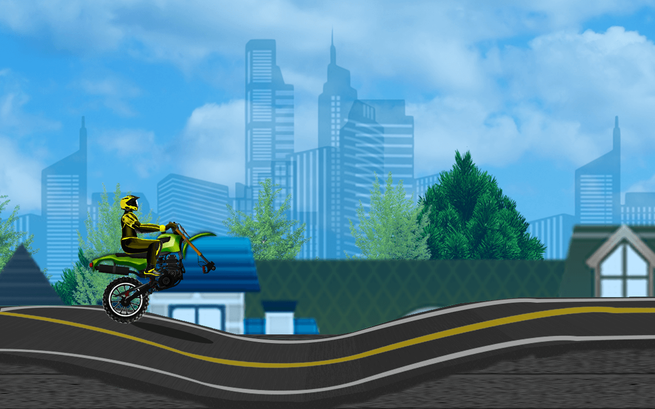 Wheelie Bike Race截图5