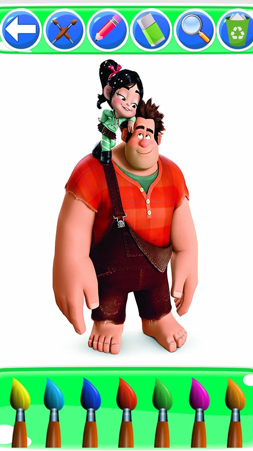 coloring wreck it ralph for fans截图3