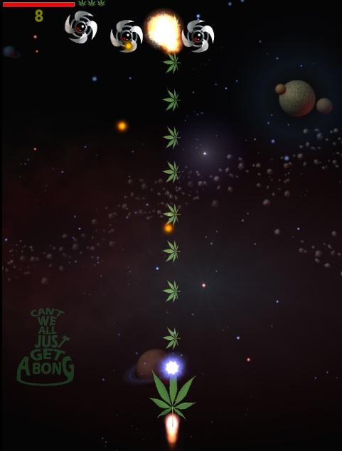 Space Weed Shoot Game截图2