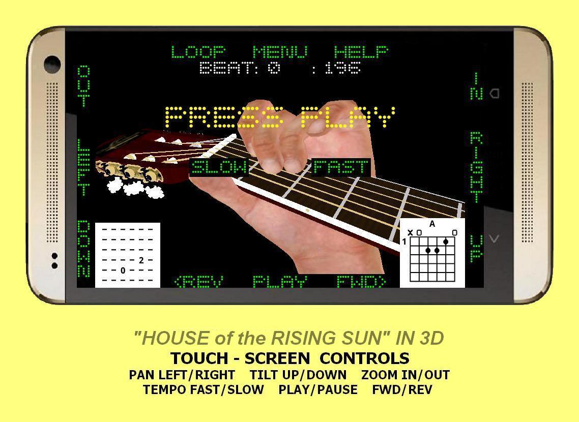 Guitar Lesson In Android 3D截图1
