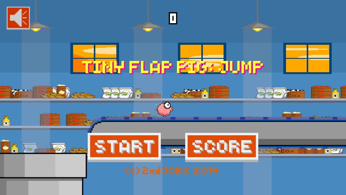 Tiny Flap Pig : Jump截图1