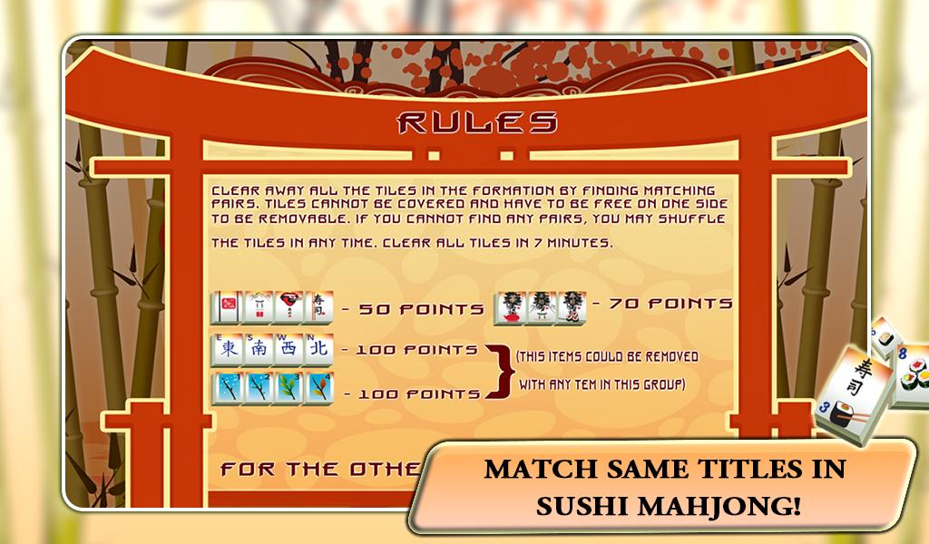 Sushi Mahjong World截图2