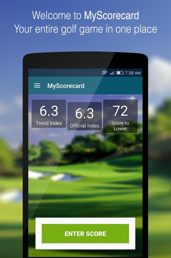 MyScorecard Golf Score Tracker截图1