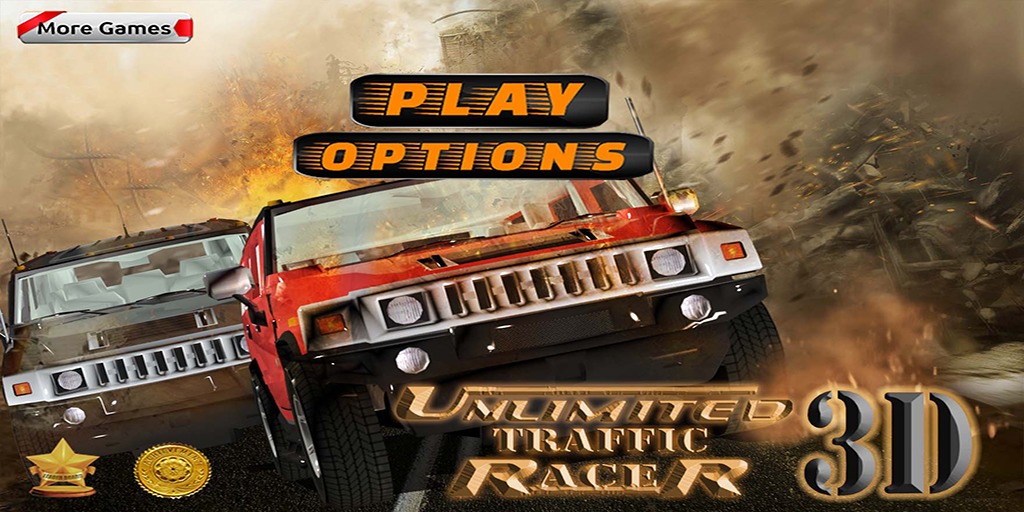 Unlimited Traffic Racer 3D截图1