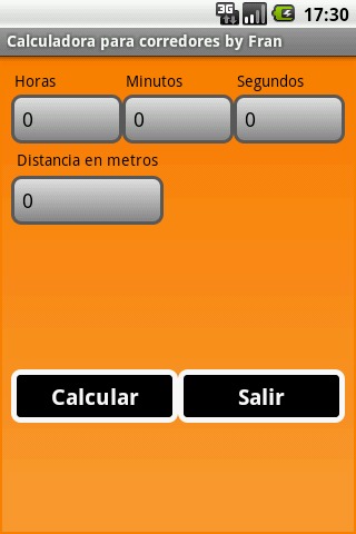 Calculadora para corredores截图2