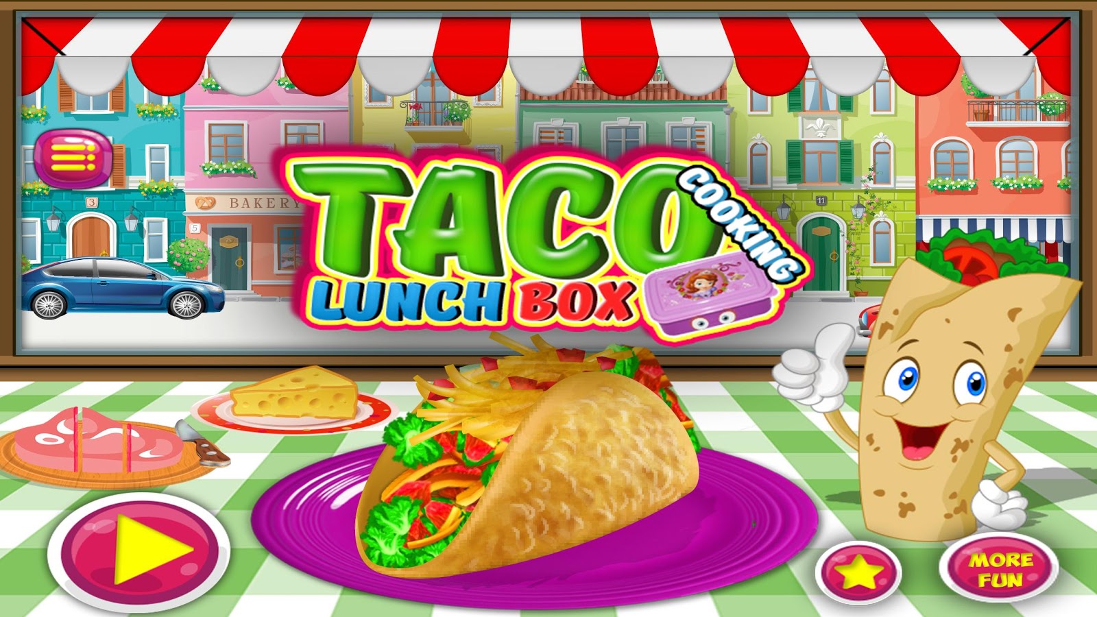 Taco Lunch Box Cheese Food : Kitchen Cooking Games截图5