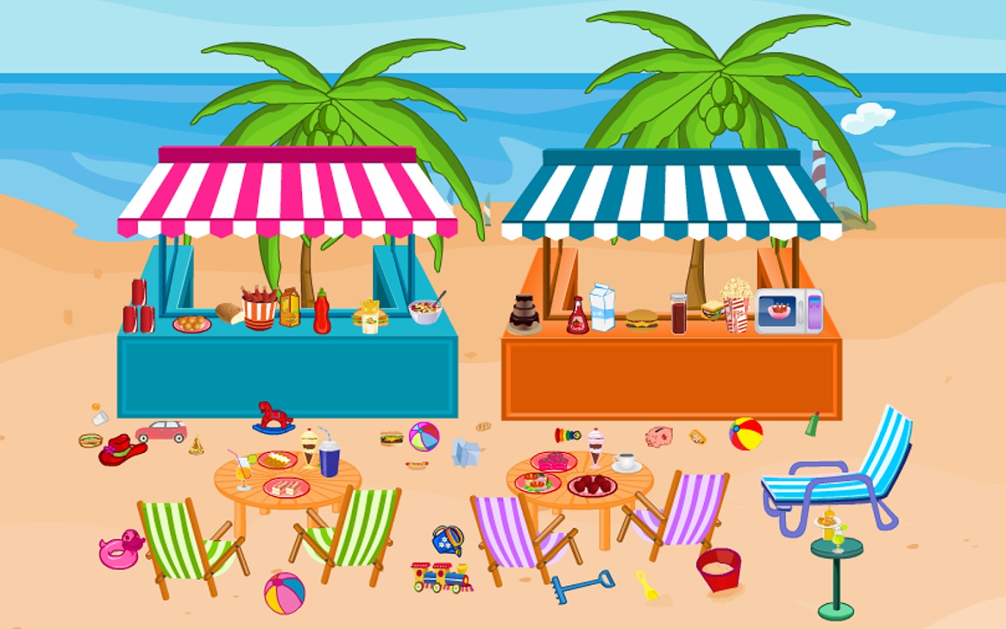 Hidden Objects Beach Snacks截图5