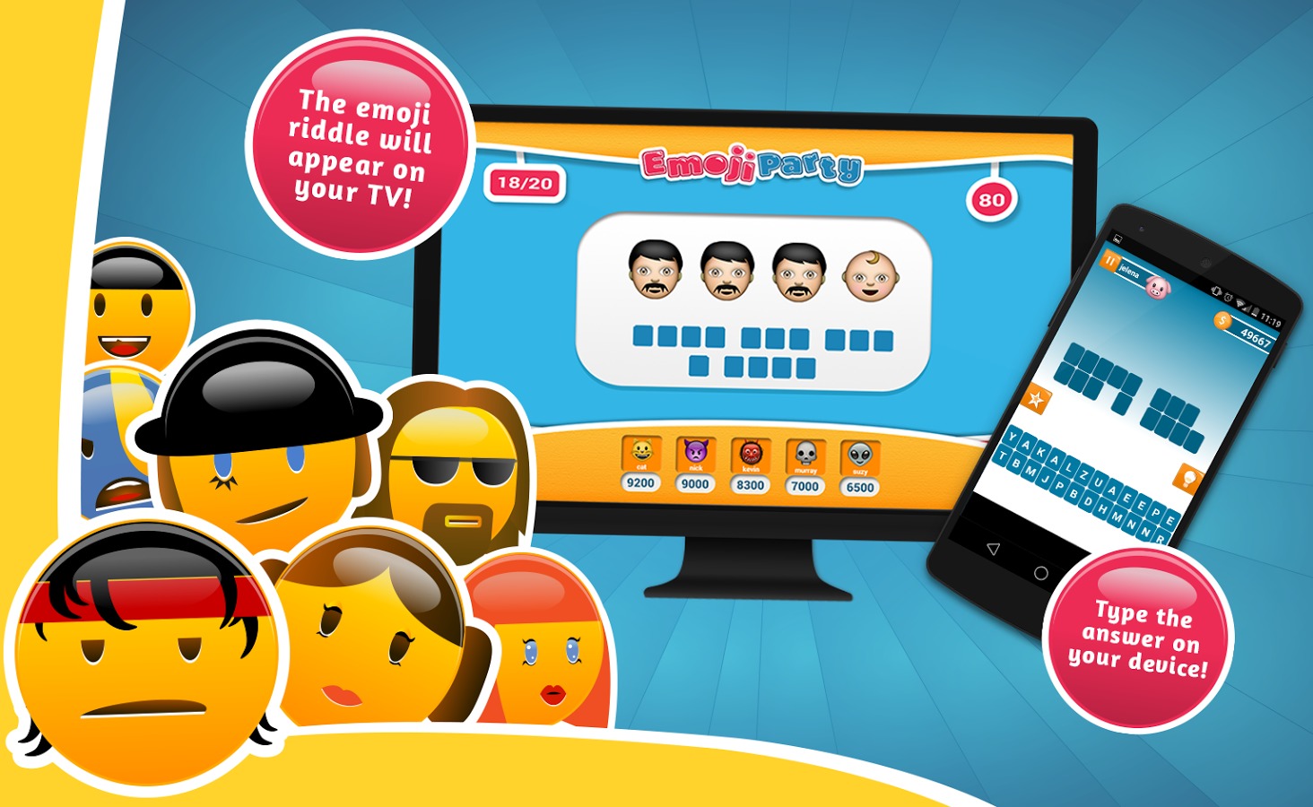 Emoji Party for Chromecast截图3