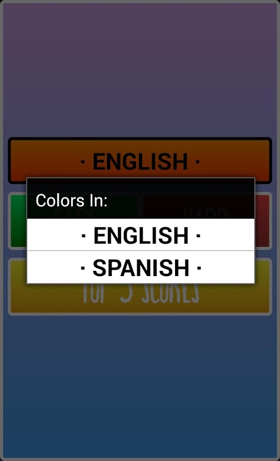 Stroop Test Game Color截图2