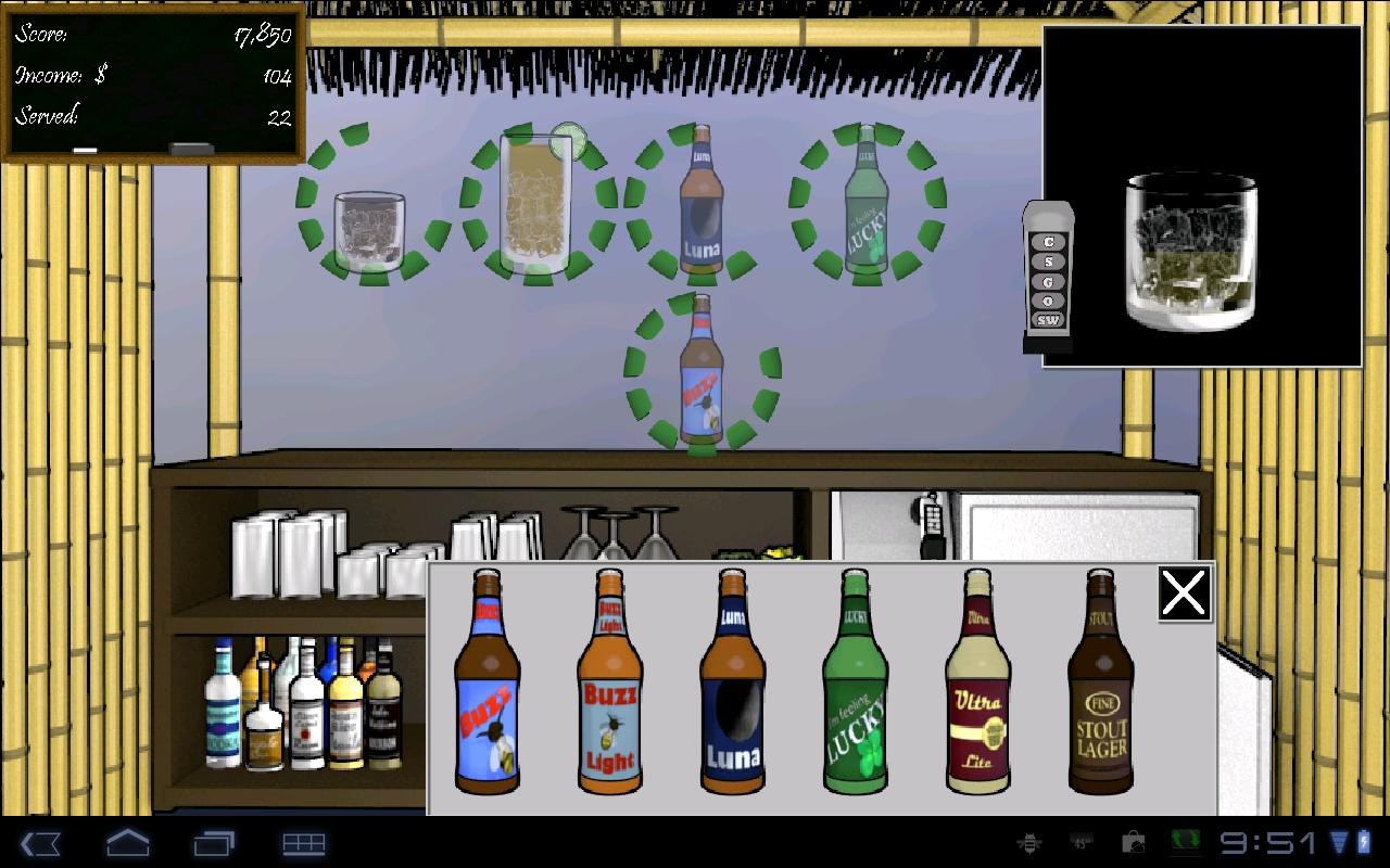 Tiki Bar: Free Bartender Game截图1