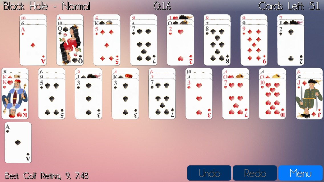 Golf Solitaire Deluxe截图3