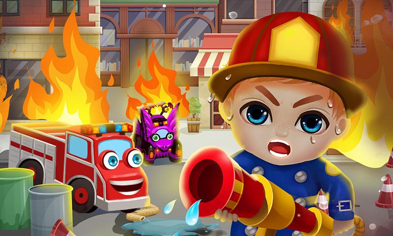 Baby Fireman! Kids Hero Rescue截图1