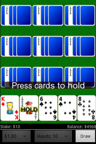 Jumbo Video Poker Free截图1