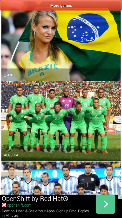 Puzzle Brazil Soccer 2014截图1