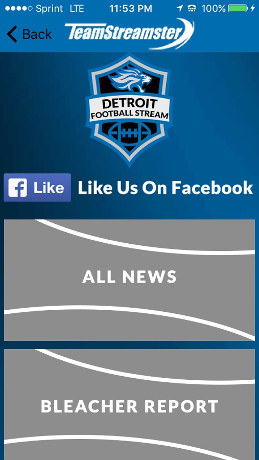 Detroit Football STREAM截图3