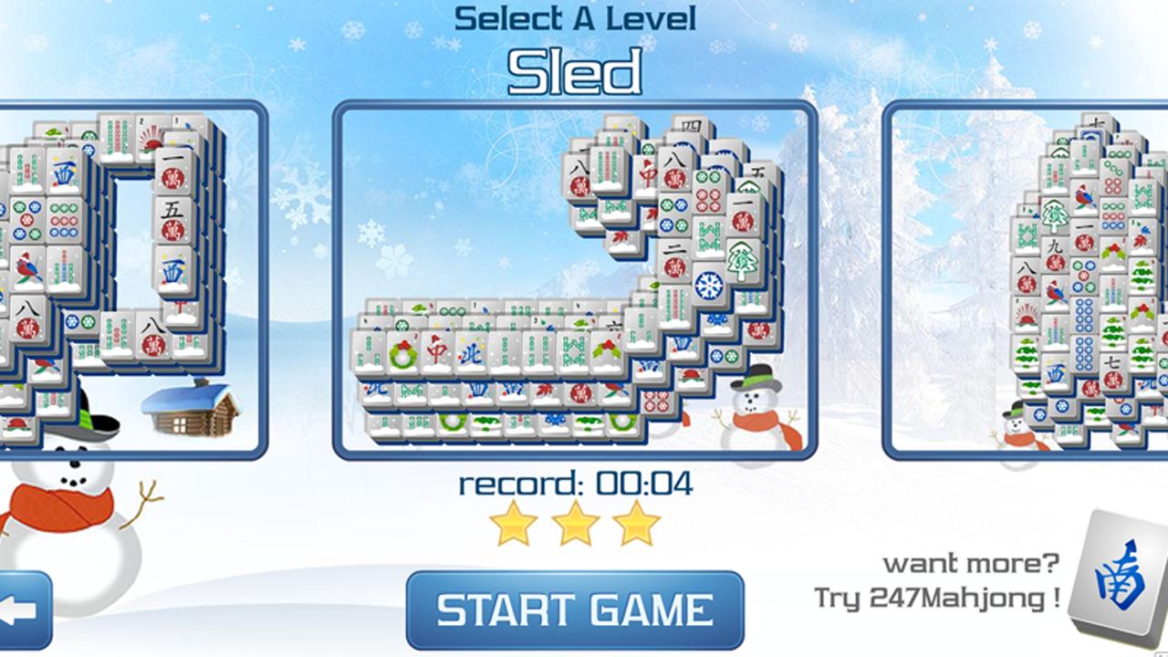 Winter Mahjong截图2