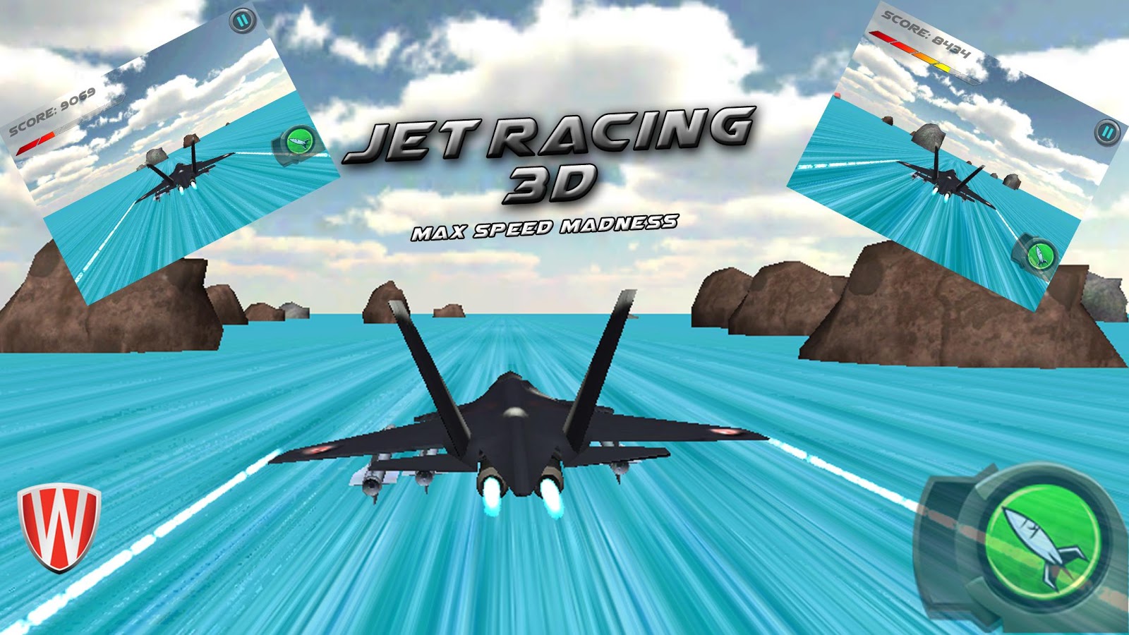 Jet Racing 3D-MaxSpeed Madness截图4