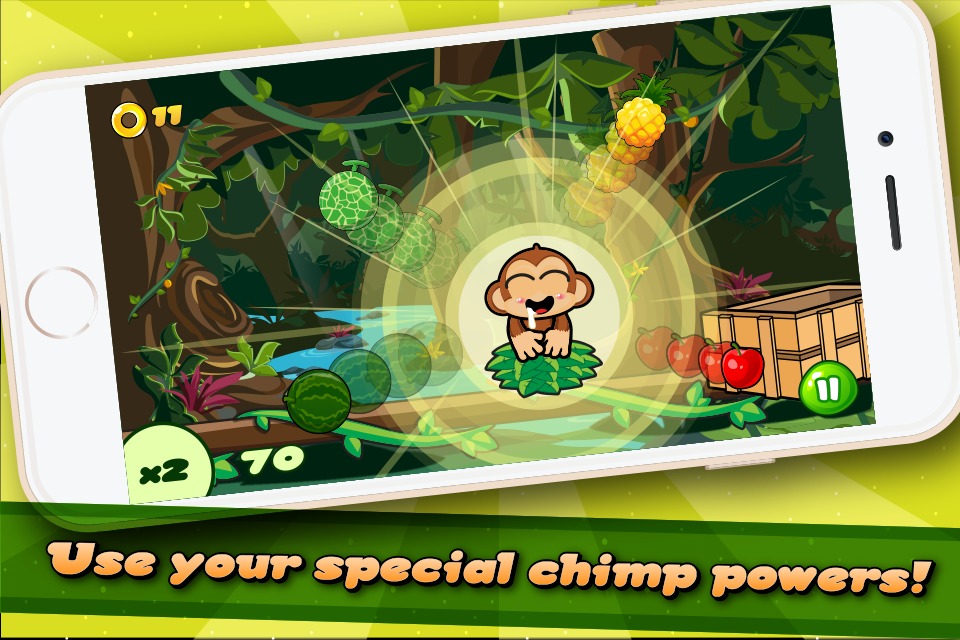 Baby Chimp Chomp: Fruit Bounce截图3