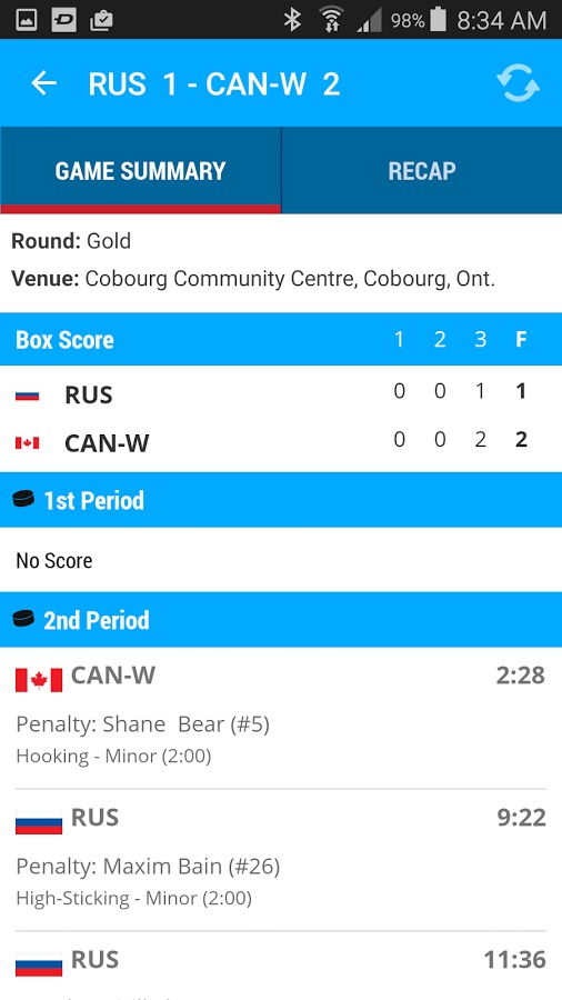 Hockey Canada Live Ice截图3