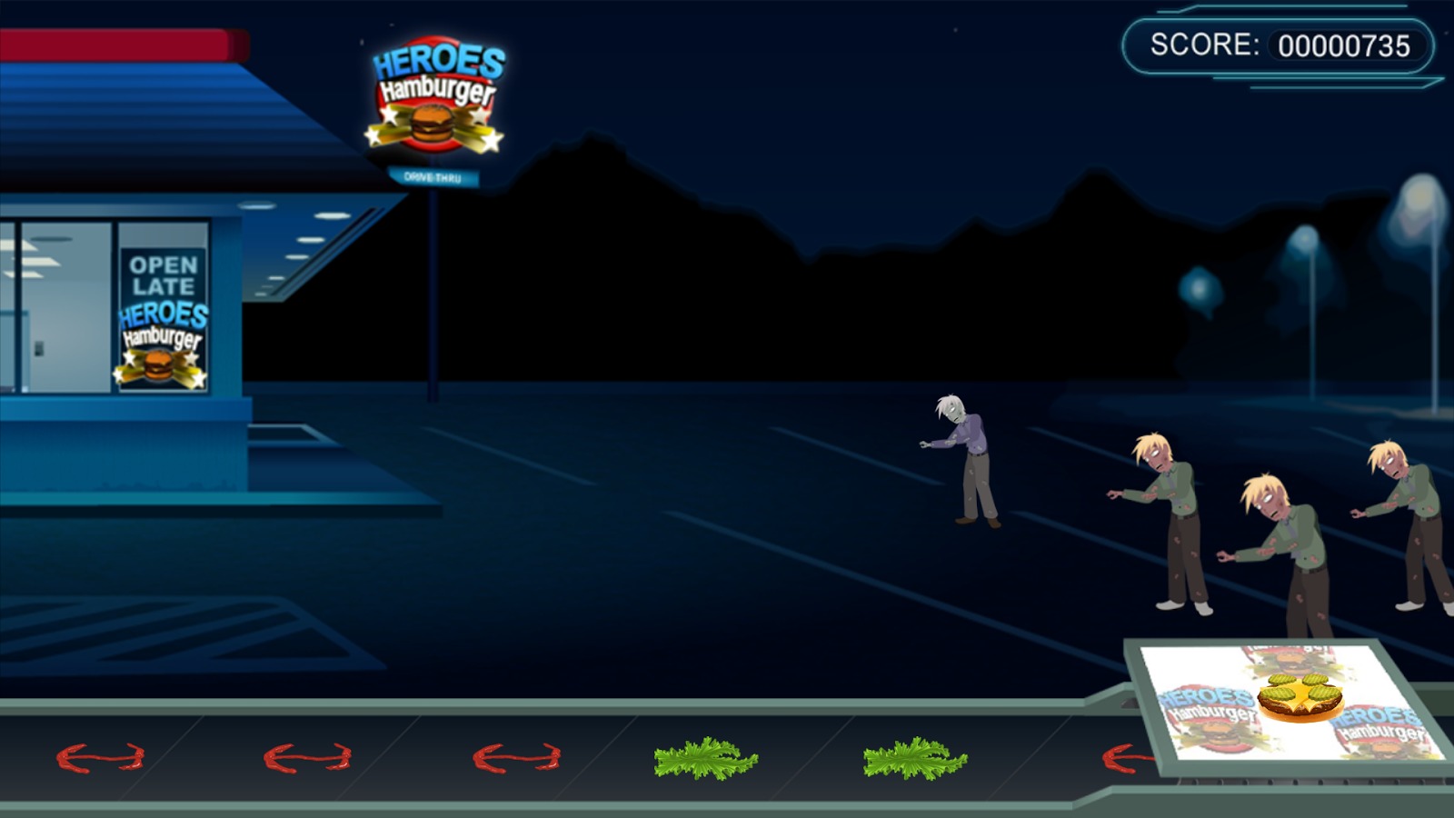 Heroes Hamburger Zombie截图2