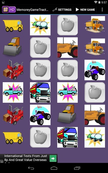 Memory Game- Tractors & Trucks截图4