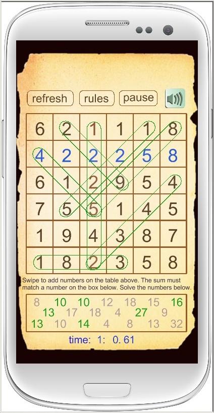 Numbers Search Puzzle Game截图2