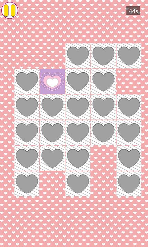 Valentine Hearts – Match Pairs截图3