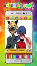 coloring Miraculos Ladybug And Cat noir截图2