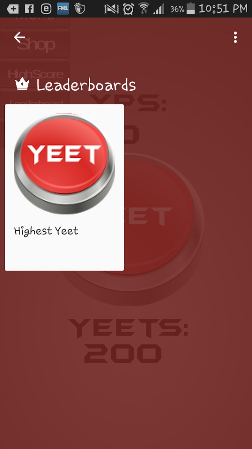 Yeet Button Clicker截图2