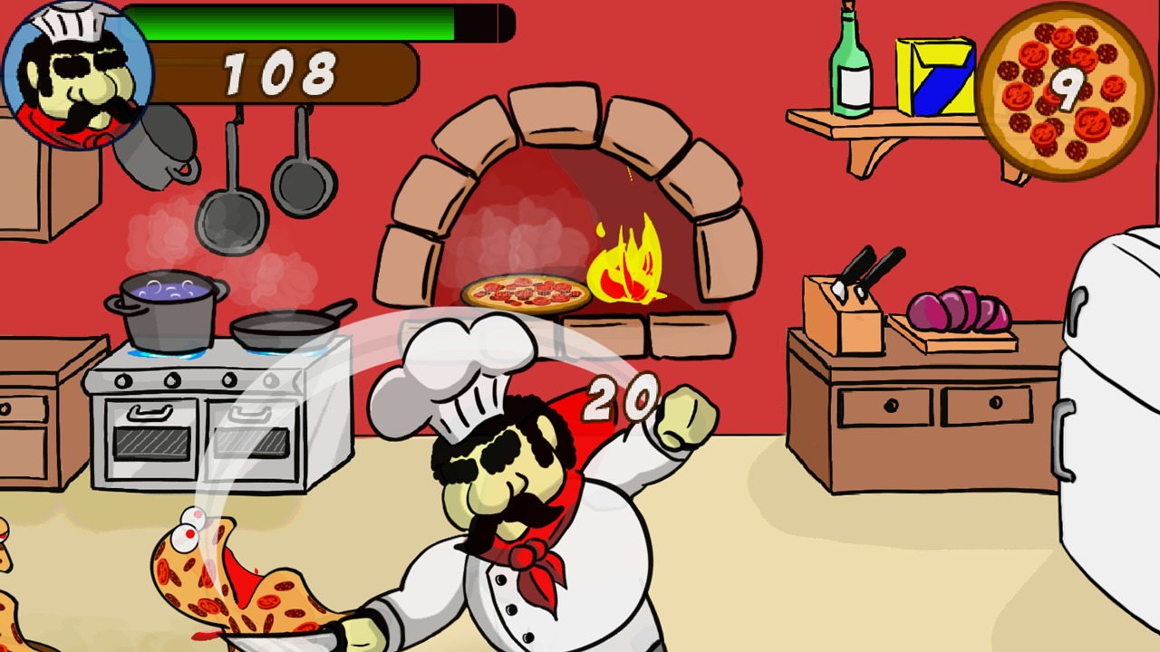 Cook VS Angry Pizzas Free截图3