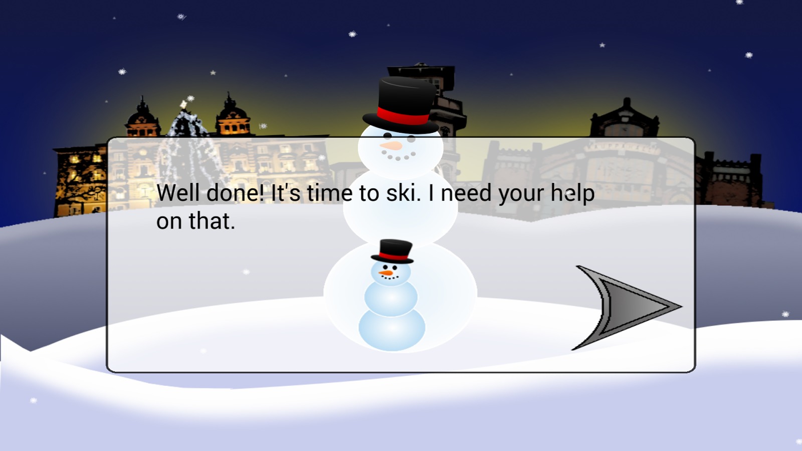 Skiing Snowman Oulu截图2