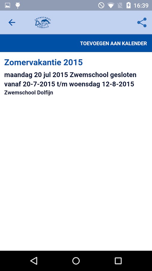 Zwemschool Dolfijn截图2