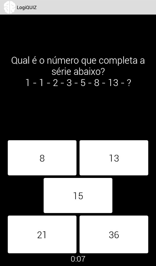 LogiQUIZ - Testes de Lógica截图4