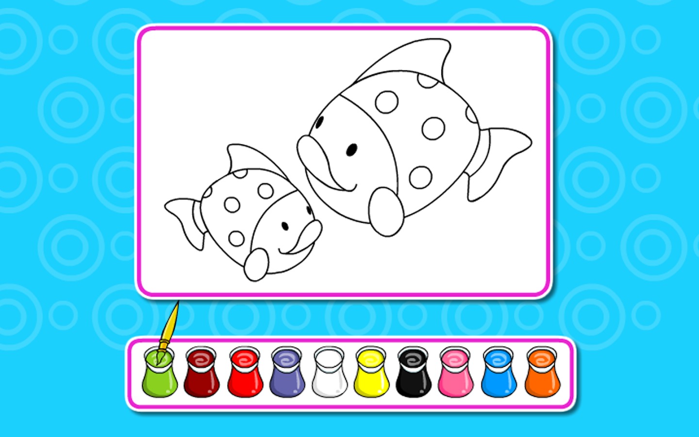 Coloring Cute Fish截图5