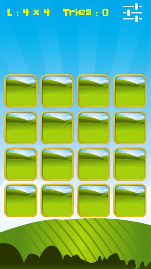 Farm matching Memory game截图3