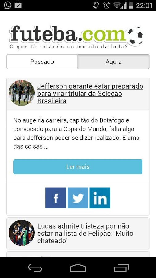 Futeba - Notícias de Futebol截图1