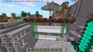 Epic Cliffs Base MCPE House Map截图4