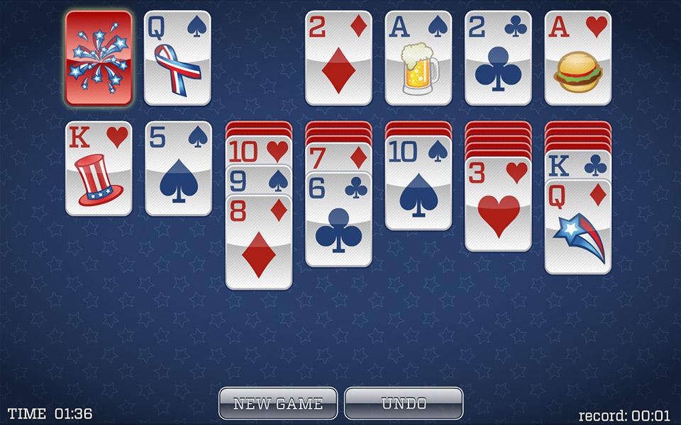 4th of July Solitaire FREE截图2